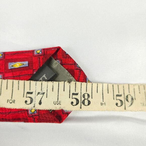 2 Robert Talbott Geometric Silk Mens Ties Made in the USA 58" x 4" - Picture 9 of 9